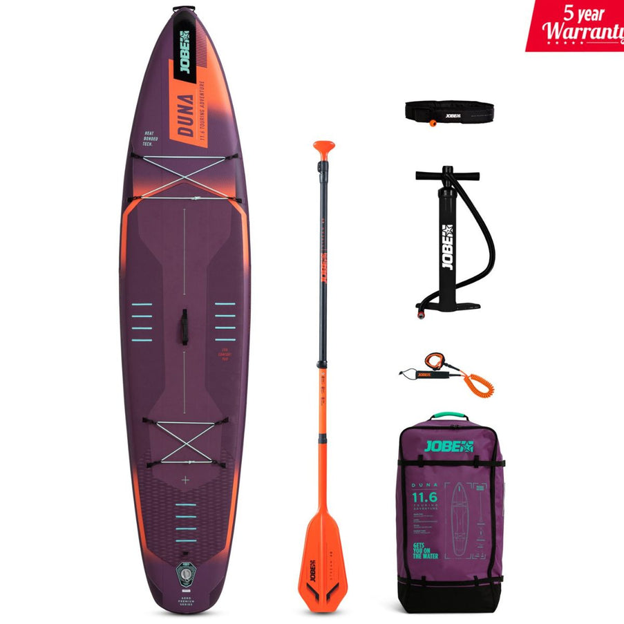 JOBE Opblaasbare SUP Duna 11.6 Package Paars