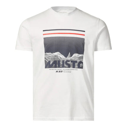 Musto T-Shirt 2.0 Heren Sardinia Graphic Wit