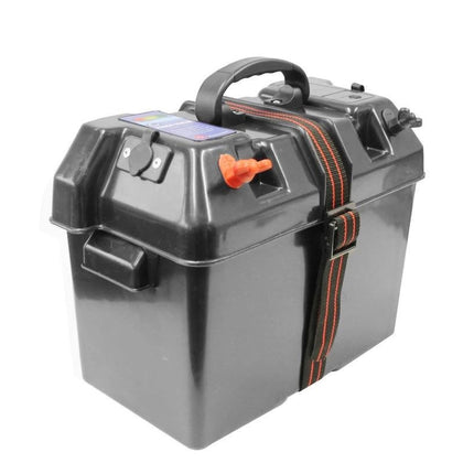 Easterner Accubox Boot 2x12V Aansluitingen 60A/10A Zekeringen