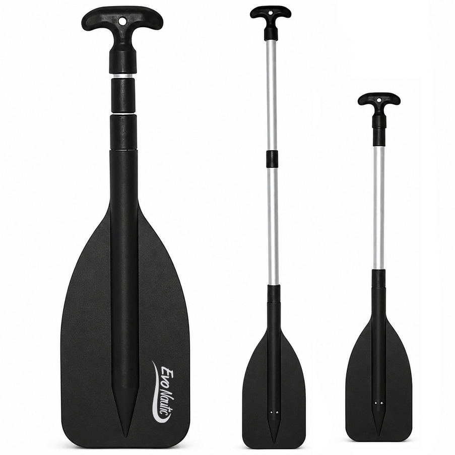 EvoNautic Telescopische Peddel Zwart 55-107 cm