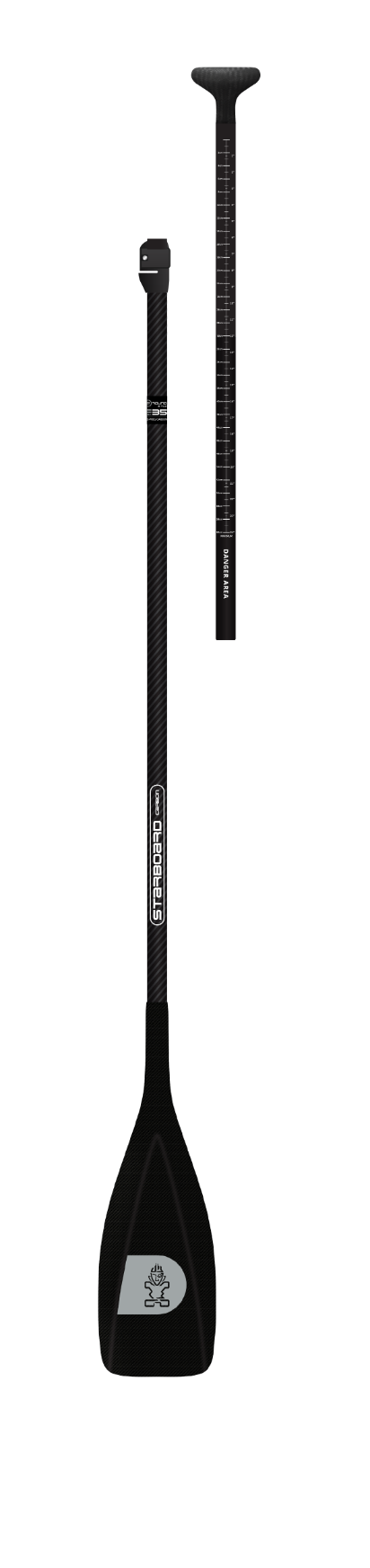 Starboard SUP 25/26 Paddle LIMA CARBON M / 29MM 2 PCS ADJ CARBON F35