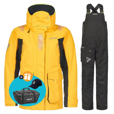 Musto Tuta da vela Donna BR2 Offshore 2.0 Giallo/Nero