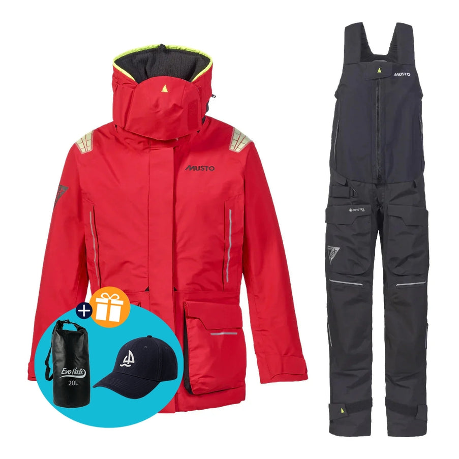 Musto Zeilpak Dames MPX Offshore Rood/Zwart