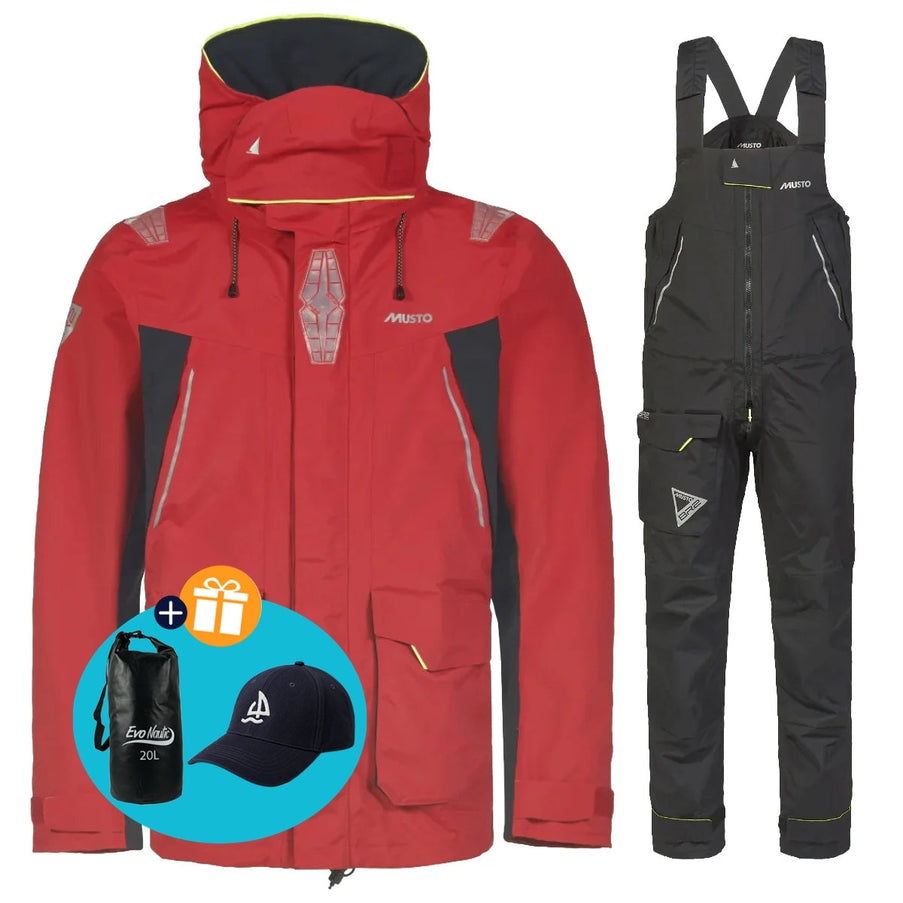 Musto Zeilpak Heren BR2 Offshore Rood/Zwart