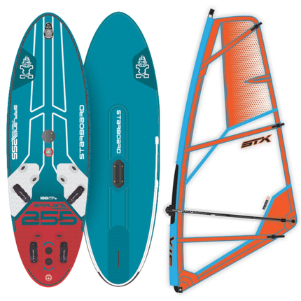 Starboard Windsurf Board Airplane + STX Surfzeil Set PowerKid Rig