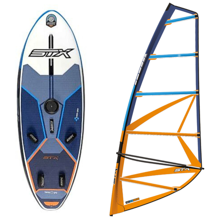 STX Windsurf Board RS + STX Surfzeil Set HD2 Rig