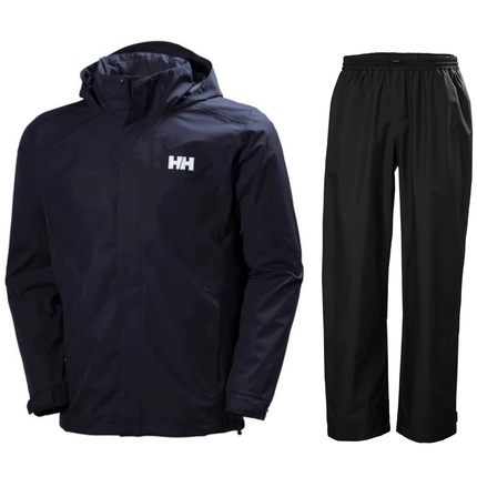Helly Hansen Regenpak Heren Dubliner Donkerblauw/Zwart