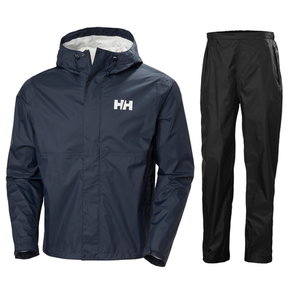 Helly Hansen Regenpak Loke Heren Donkerblauw/Zwart