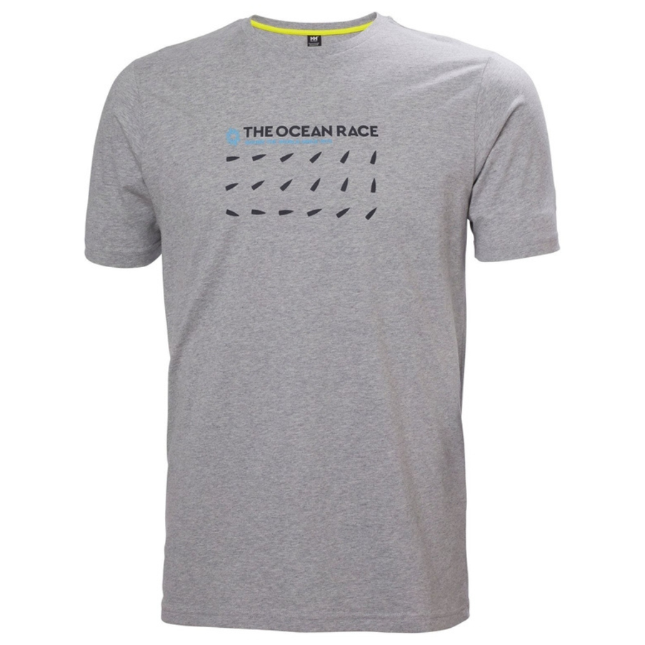 Helly Hansen T-Shirt Heren Ocean Race Grijs