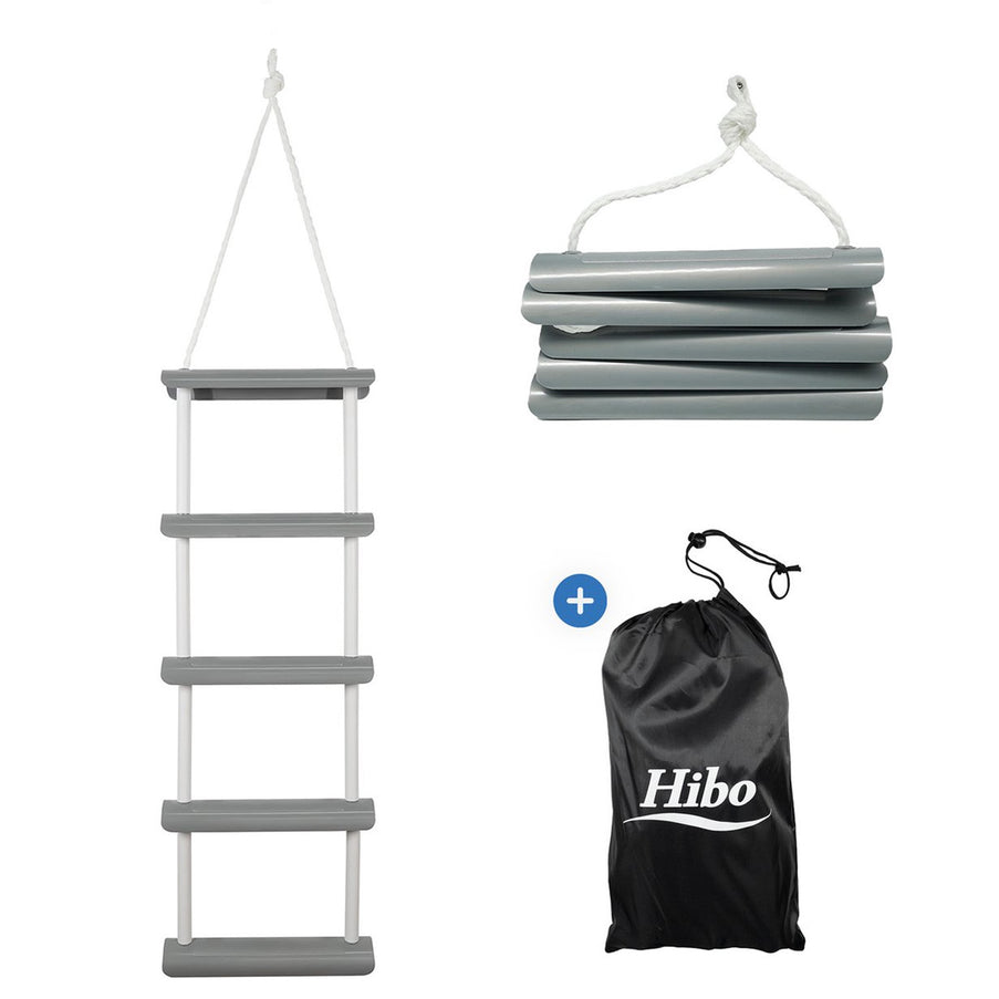 Hibo Touwladder Zwemtrap Opvouwbaar 5-treden