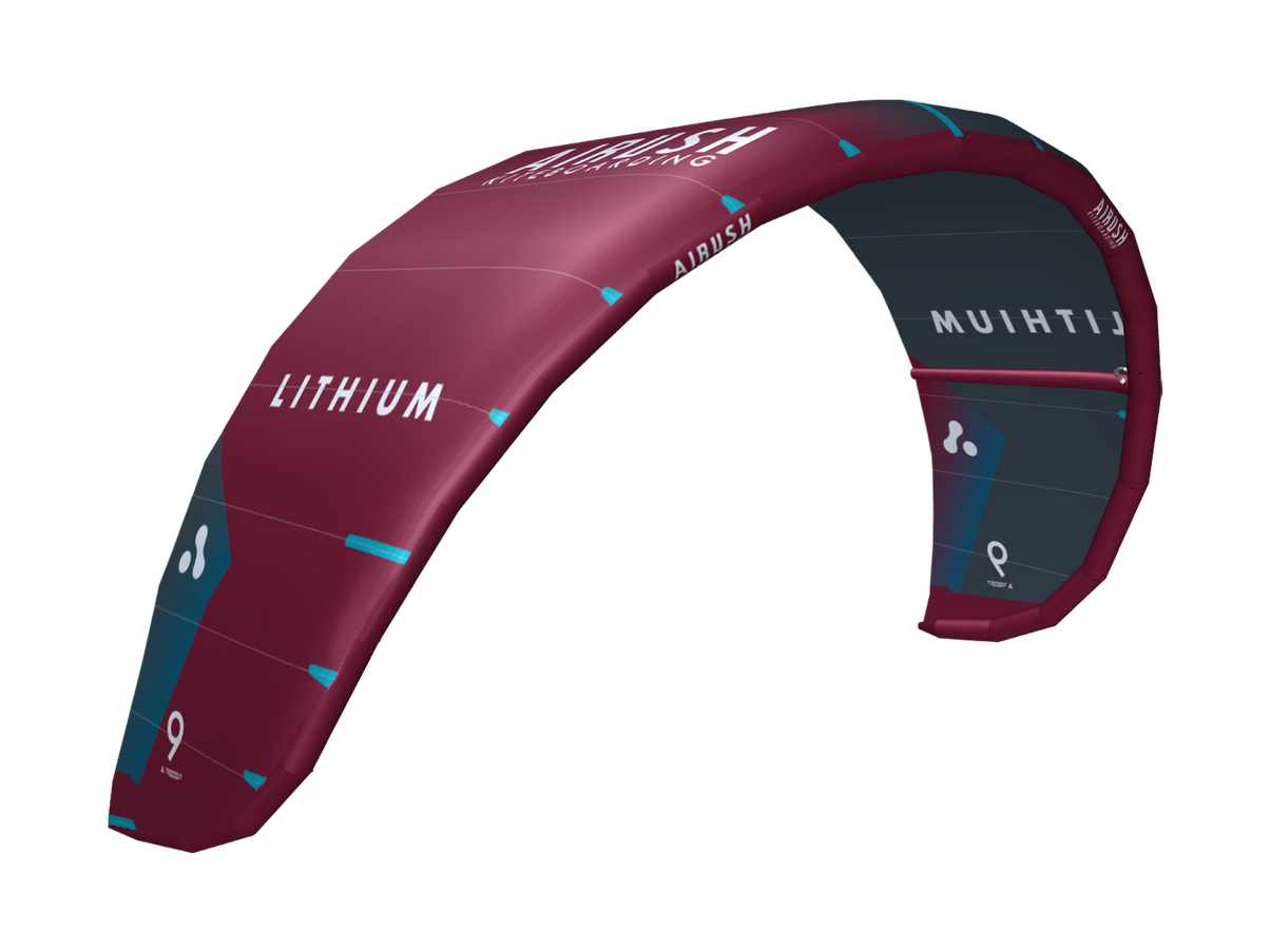 Airush Kite Lithium V14 Slate en Rood
