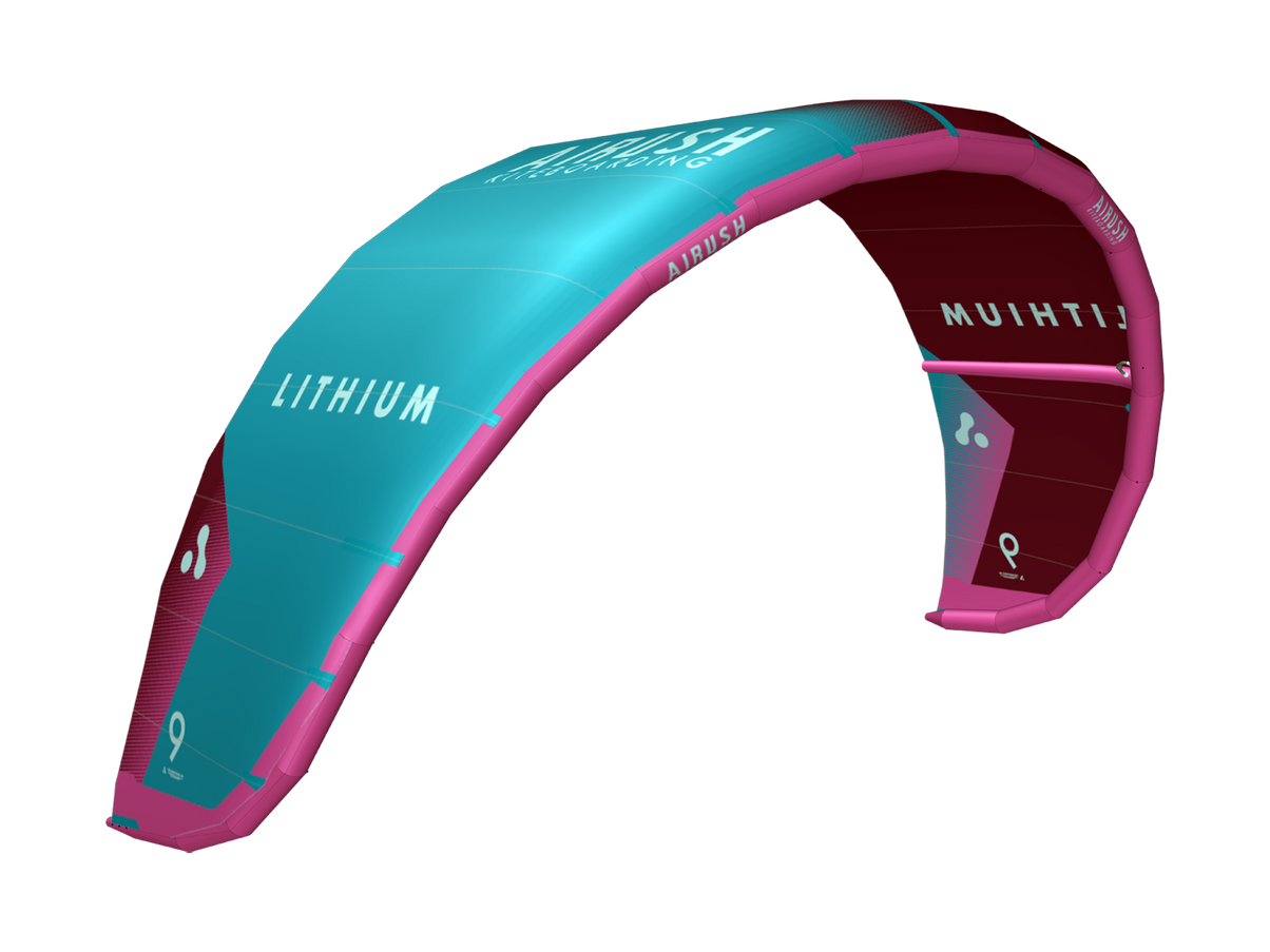 Airush Kite Lithium V14 Teal and Pink