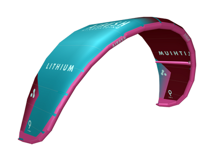 Airush Kite Lithium V14 Teal and Pink