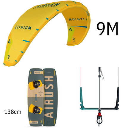 Airush Kitesurf Set Lithium V14 9M Geel