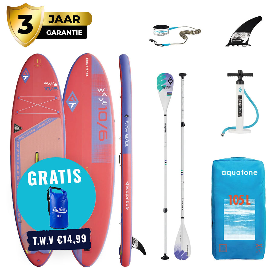 Aquatone Opblaasbare SUP Premium Lite Wave 10'6