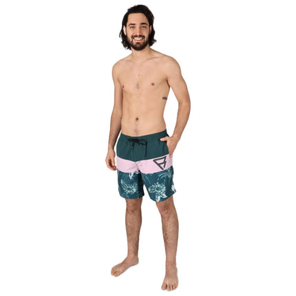 Brunotti Brunotti Zwembroek Heren Waymond Groen/Paars