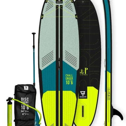 Brunotti Opblaasbare Windsurf SUP Challenger 10.6 Geel