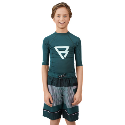 Brunotti Rashguard Jongens Waveguardy Groen