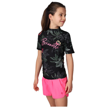 Brunotti Rashguard Meisjes Linny-AO Zwart