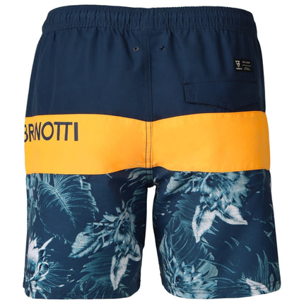 Brunotti Zwembroek Heren Waymond Donkerblauw/Oranje