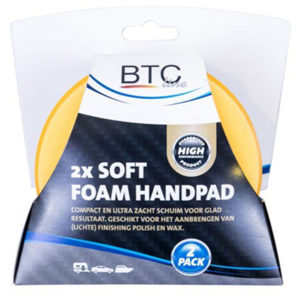 BTC Line Blue BTC Line Blue Soft Foam Handpads 2 stuks