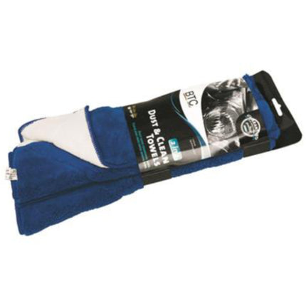BTC Line Blue Multi Microvezeldoek Blauw 2 stuks