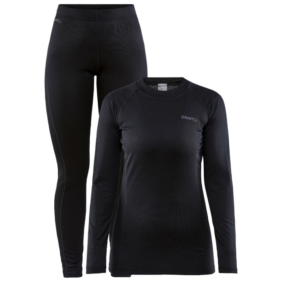 Craft Craft Thermo Set Core Dry Dames Zwart
