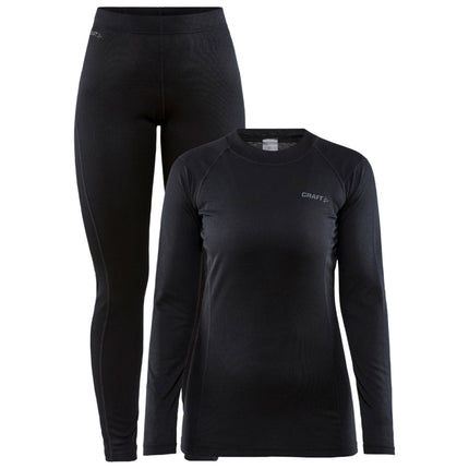 Craft Craft Thermo Set Core Dry Dames Zwart