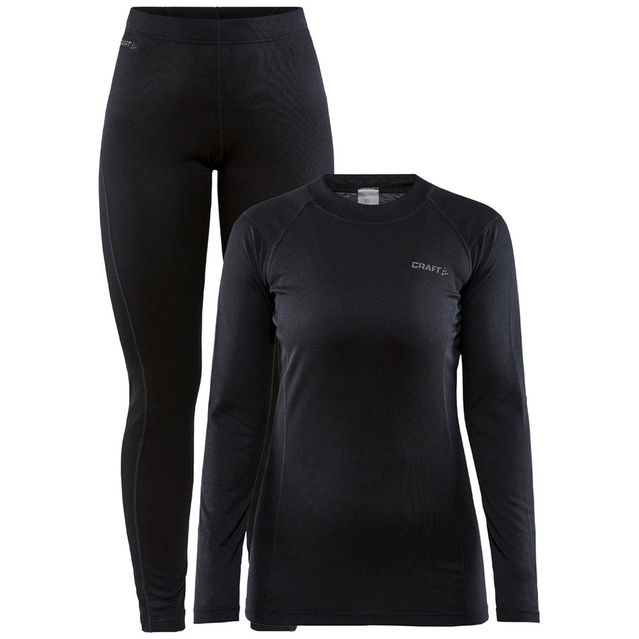 Craft Craft Thermo Set Core Warm Dames Zwart