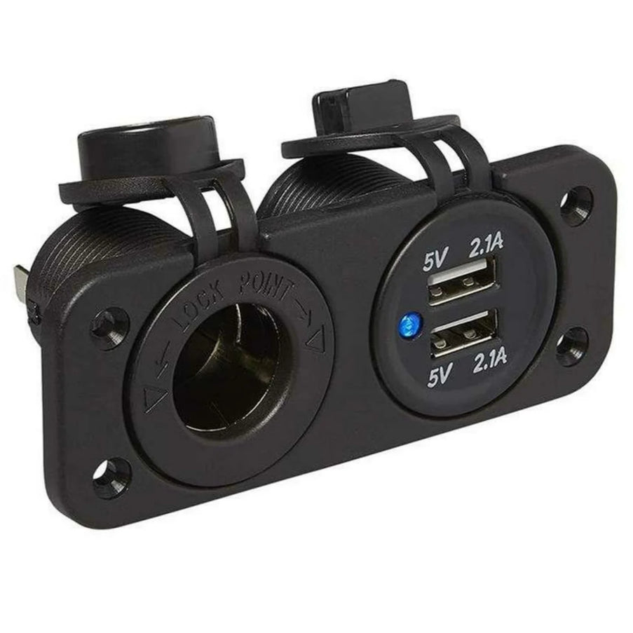 EvoNautic Dubbele USB Aansluiting 12V