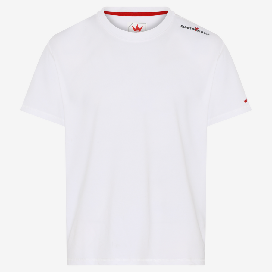 Elvstrom SailWear T-shirt Fast Dry Heren Melbourne 56 Wit
