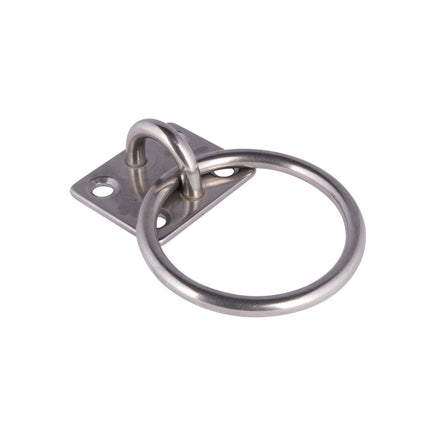 EvoNautic Aanlegring RVS 6 mm plaat 40x35mm