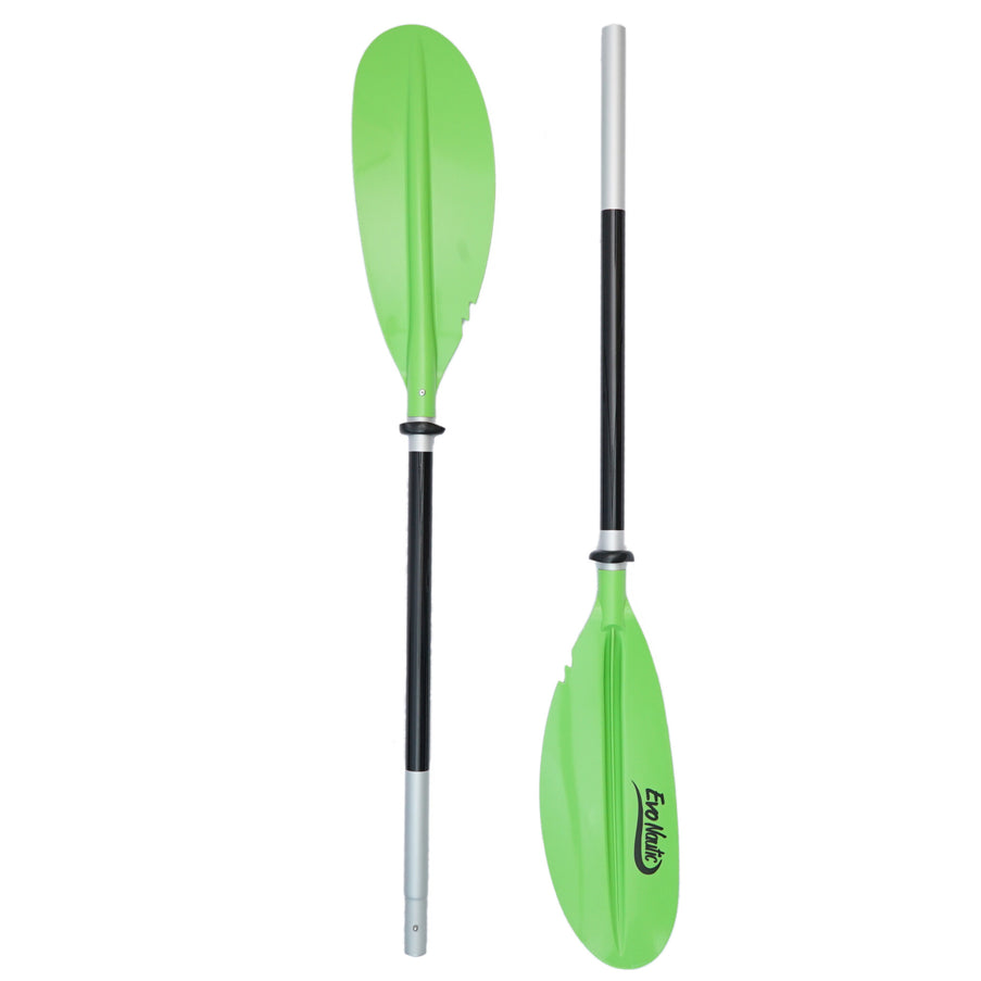 EvoNautic EvoNautic Kajak Peddel Verstelbaar Aluminium 2-delig Lime