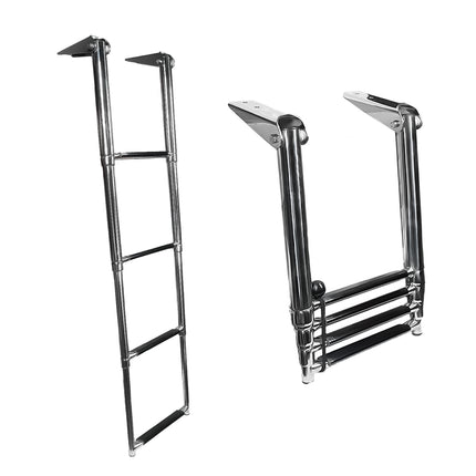 EvoNautic Zwemtrap Boven Platform Telescopisch 4-treden RVS316