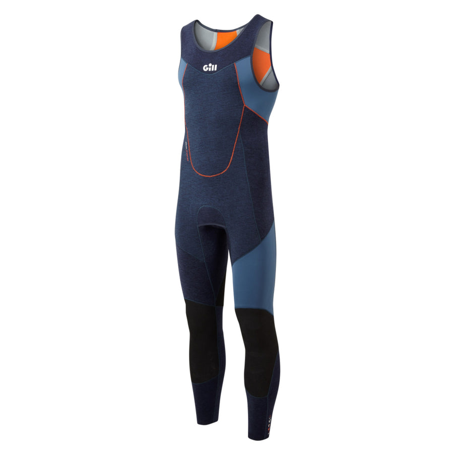 Gill Gill Long John Wetsuit Race Heren 3.5mm Blauw