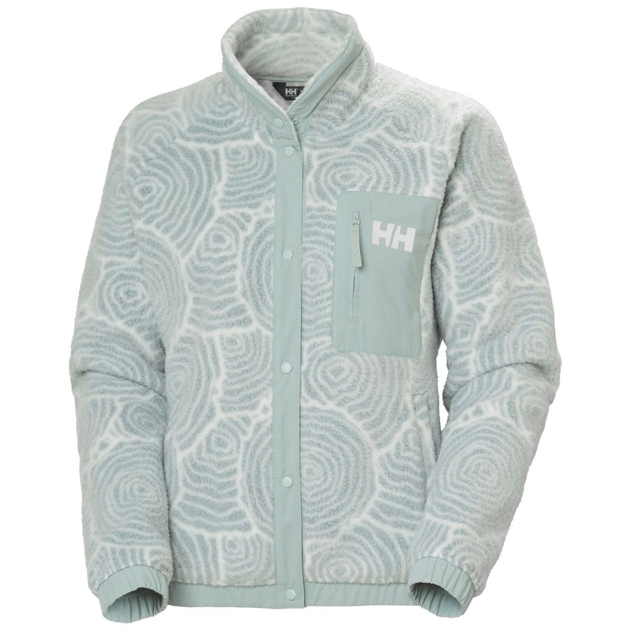 Helly Hansen Fleecejas Dames Imperial Printed Grijs