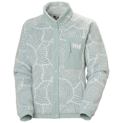 Helly Hansen Fleecejas Dames Imperial Printed Grijs