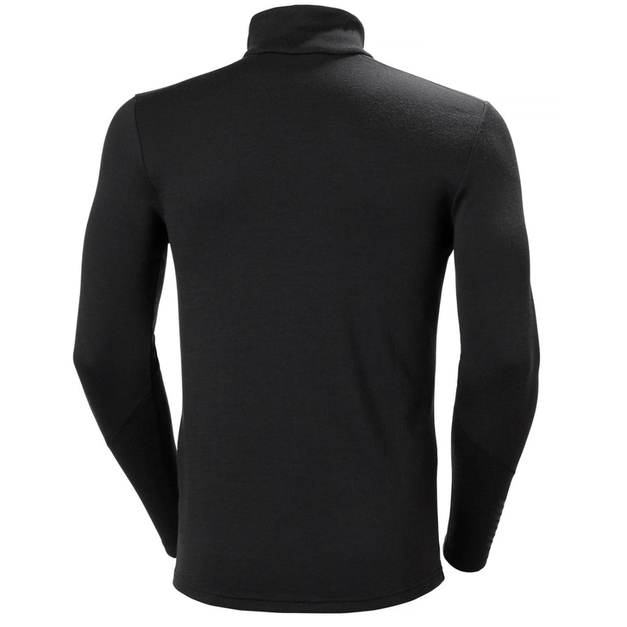 Helly Hansen Helly Hansen LIFA Merino Midweight Thermoshirt Halve Rits Heren Zwart
