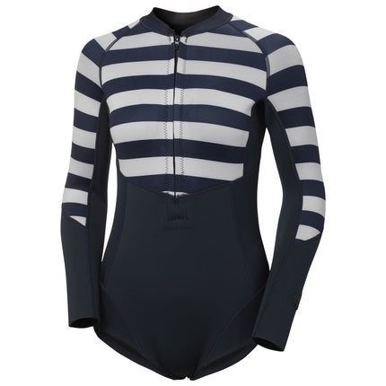 Helly Hansen Helly Hansen Rashguard Zwemsuit Dames Donkerblauw/Wit