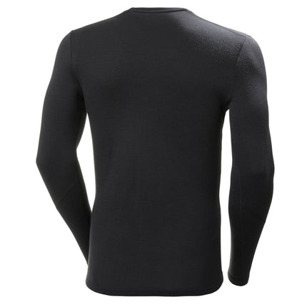 Helly Hansen LIFA Merino Midweight Thermoshirt Crew Heren Zwart