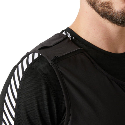 Helly Hansen Zeilbroek Salopette Midlayer Aegir Zwart Schouderrits