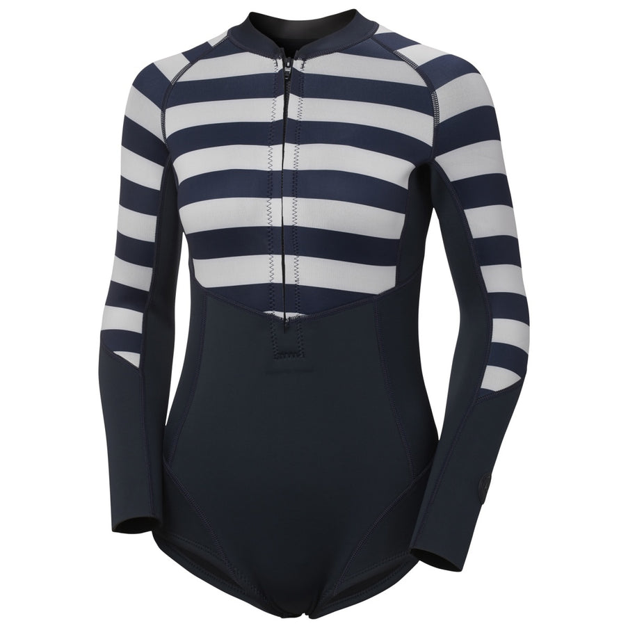 Helly Hansen Rashguard Zwemsuit Dames Donkerblauw/Wit