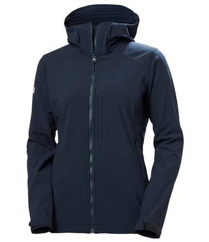 Helly Hansen Softshell Jas Dames Paramount met Capuchon Donkerblauw