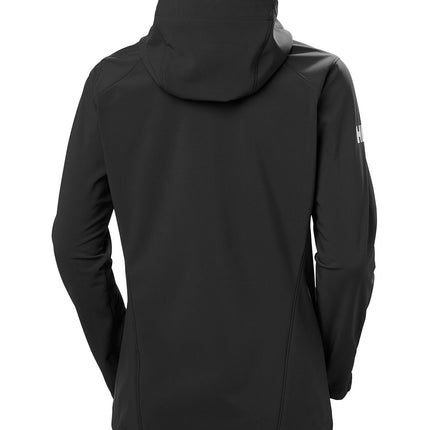 Helly Hansen Softshell Jas Dames Paramount met Capuchon Zwart
