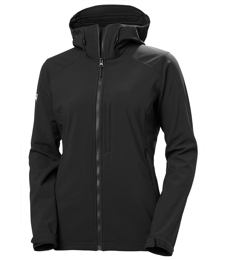 Helly Hansen Softshell Jas Dames Paramount met Capuchon Zwart