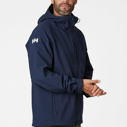 Helly Hansen Softshell Jas Heren Paramount met Capuchon Donkerblauw