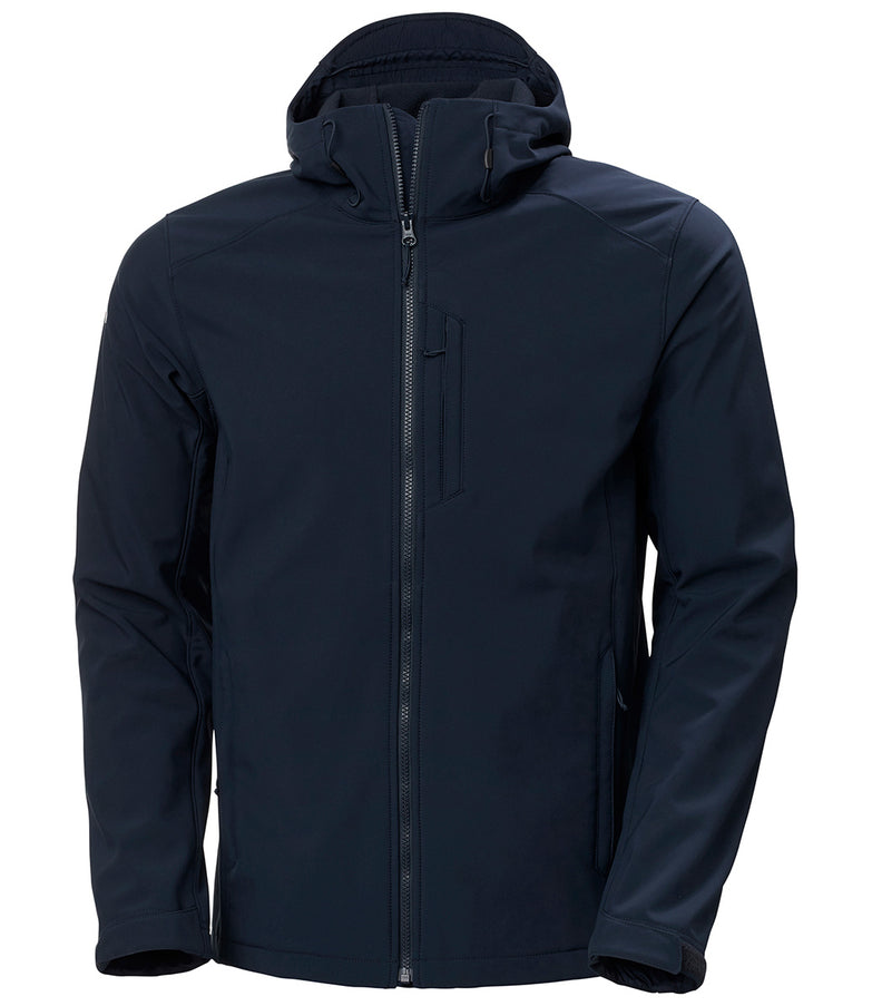 Helly Hansen Softshell Jas Heren Paramount met Capuchon Donkerblauw