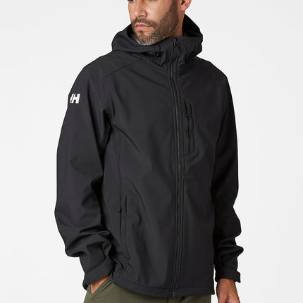 Helly Hansen Softshell Jas Heren Paramount met Capuchon Zwart