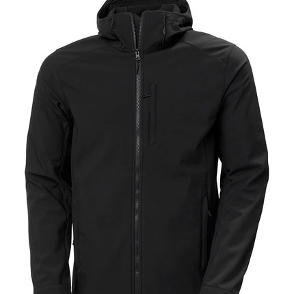 Helly Hansen Softshell Jas Heren Paramount met Capuchon Zwart