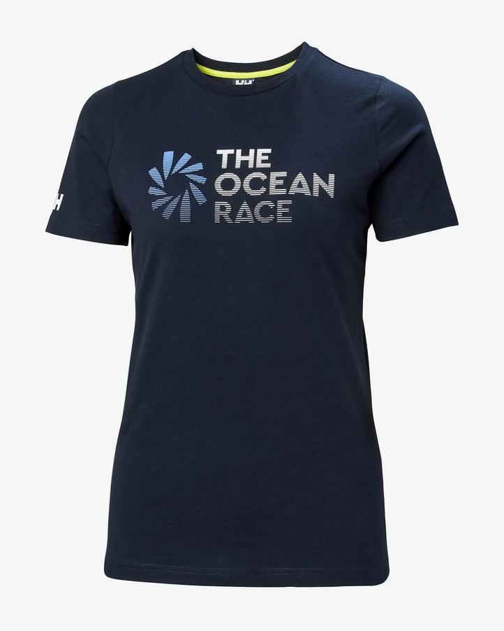 Helly Hansen T-shirt Ladies Ocean Race Dark Blue V
